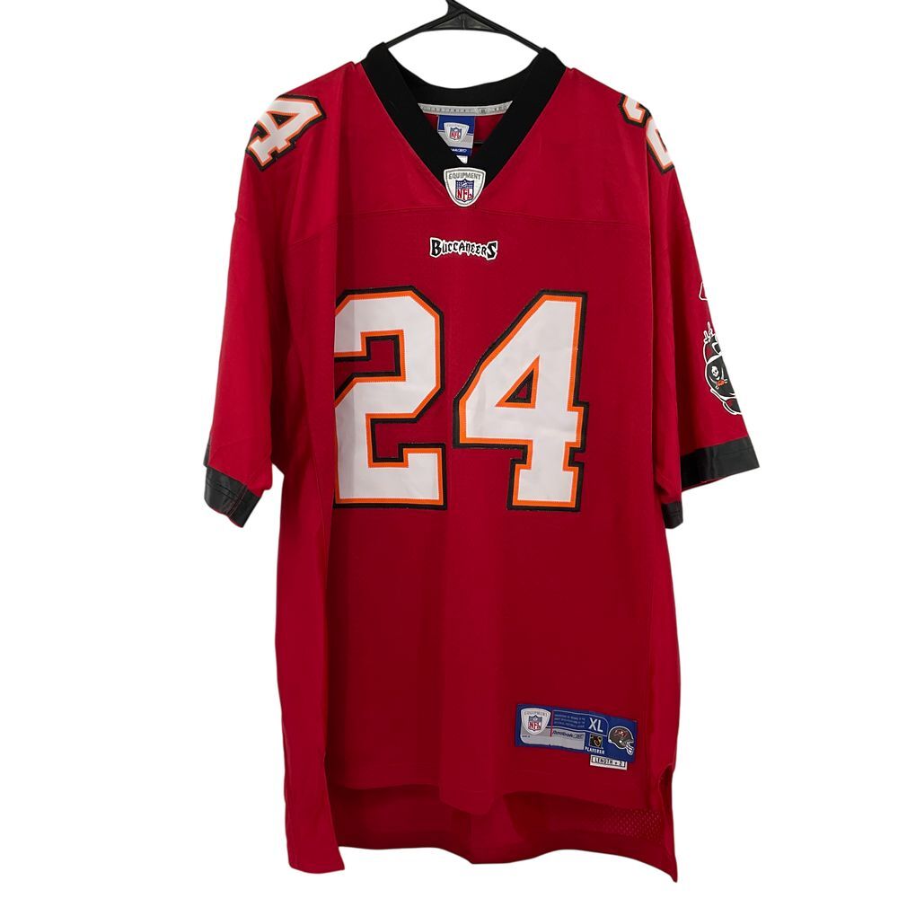 Reebok Tampa Bay Cadillac Williams Jersey #24 Pre-Owned Size XL(Z132)